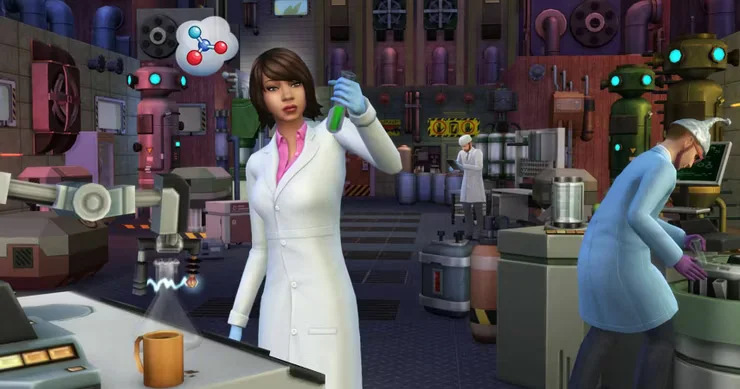Sims 4 get to work science